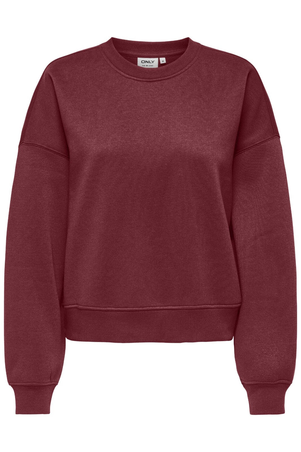 Only - Onlbest L/S Crew Neck Swt - 4748478 Cabernet Sweatshirts 