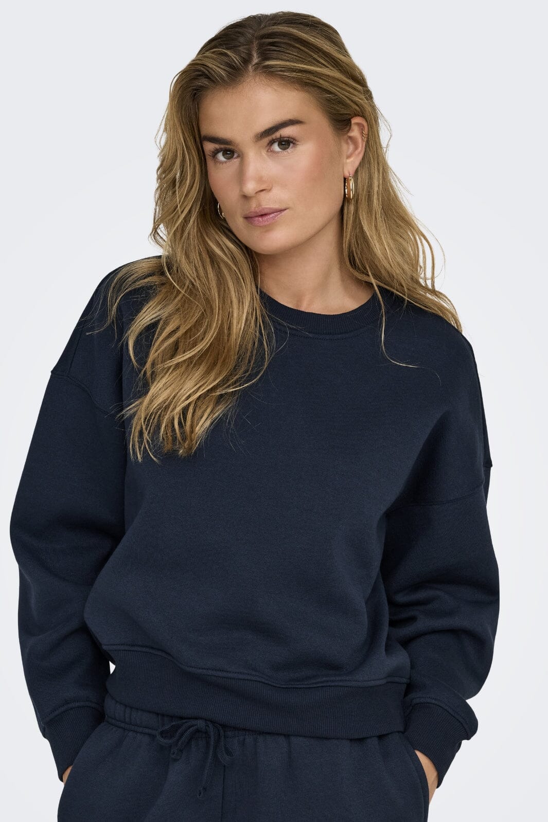 Only - Onlbest L/S Crew Neck Swt - 4748504 Navy Blazer Sweatshirts 