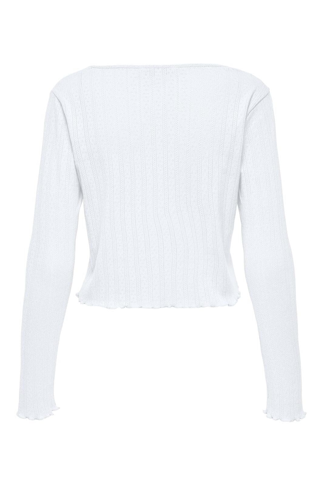 Only - Onlcarlotta L/S String Cardigan 15348886 - 4759872 - White