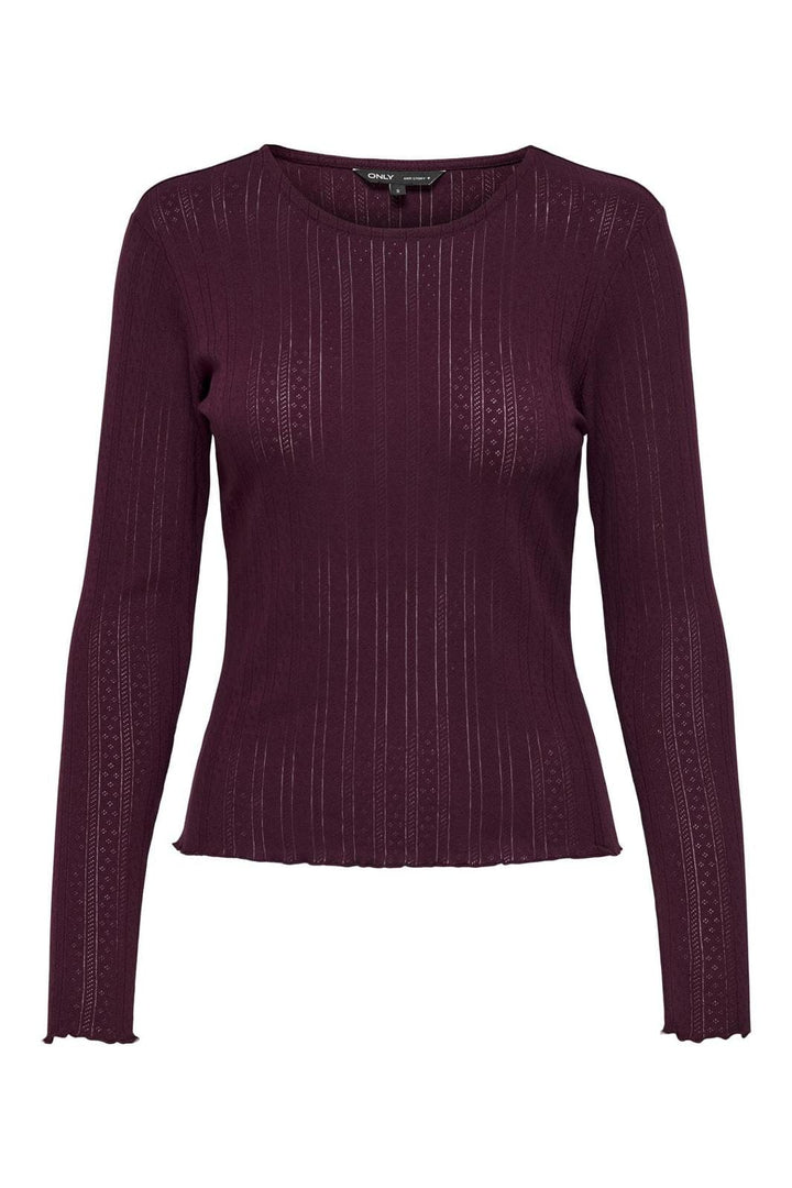 Only - Onlcarlotta L/S Top - 4572542 Winetasting