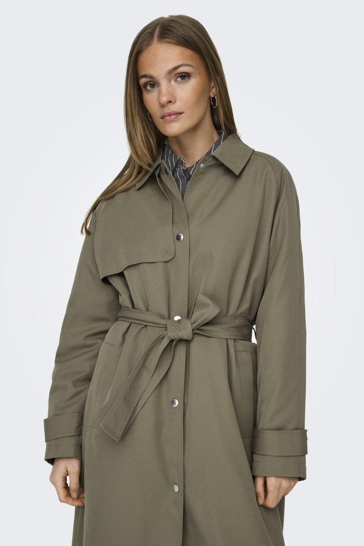 Only - Onlchloe Metal Trenchcoat Cc - 4487719 Walnut