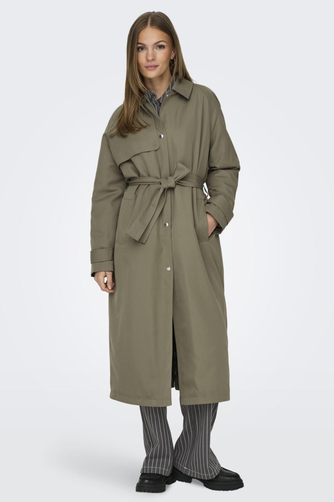 Only - Onlchloe Metal Trenchcoat Cc - 4487719 Walnut