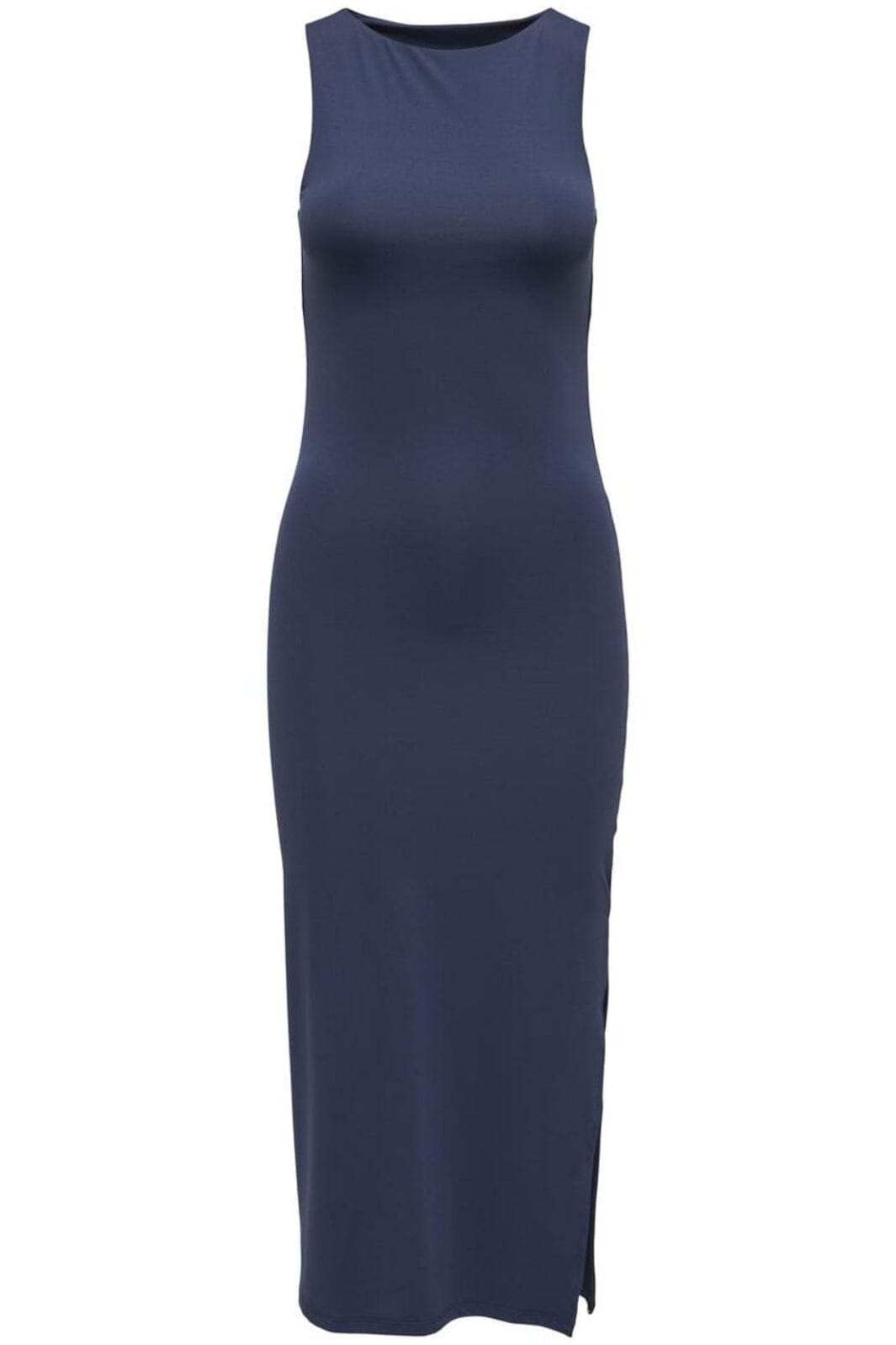 Only - Onlea S/L Long Slit Dress - 4696700 Navy Blazer Kjoler 