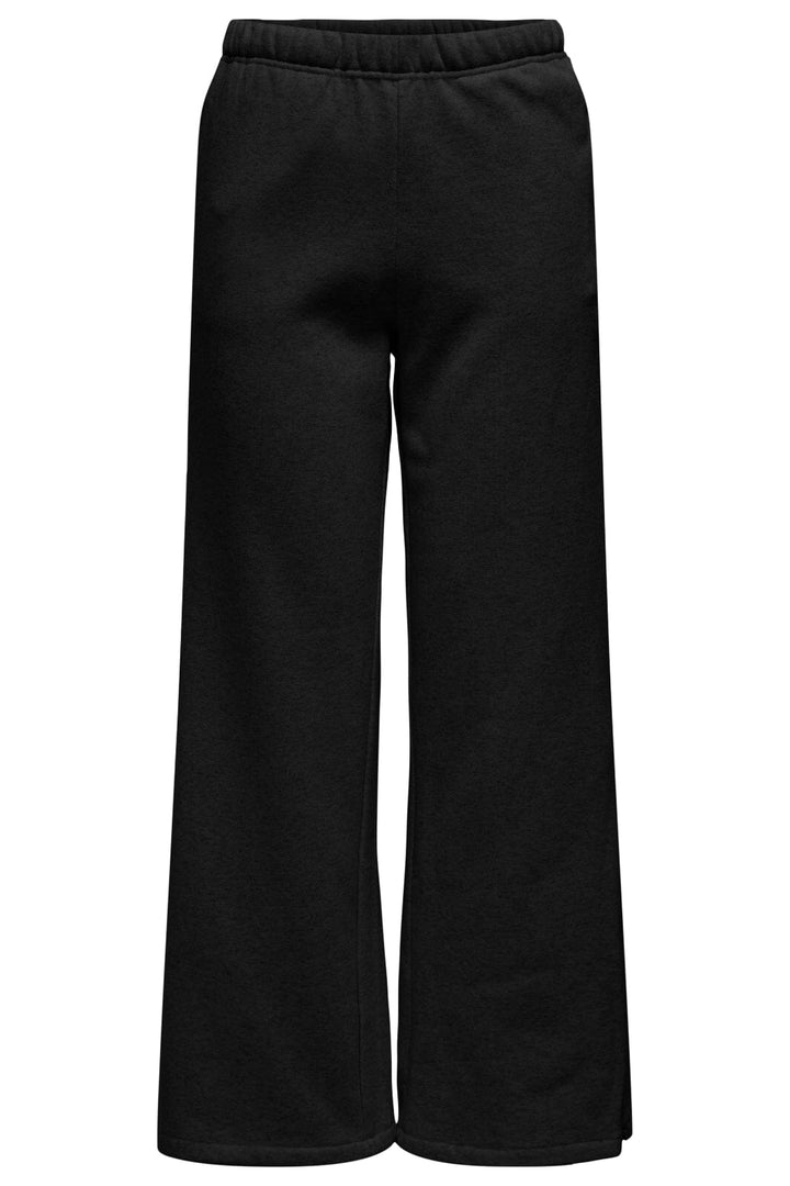 Only - Onlelliot Wide Zip Pant Swt - 4702801 Black Labels Brooklyn