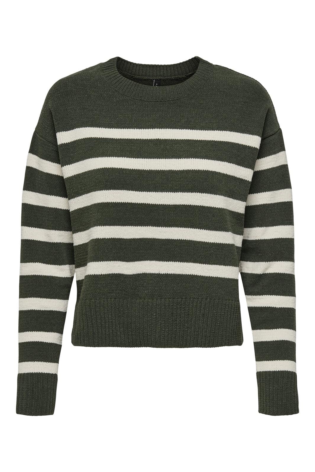 Only - Onlelly Life Ls Stripe O-Neck Cc Knt - 4632532 Kambaba Birch