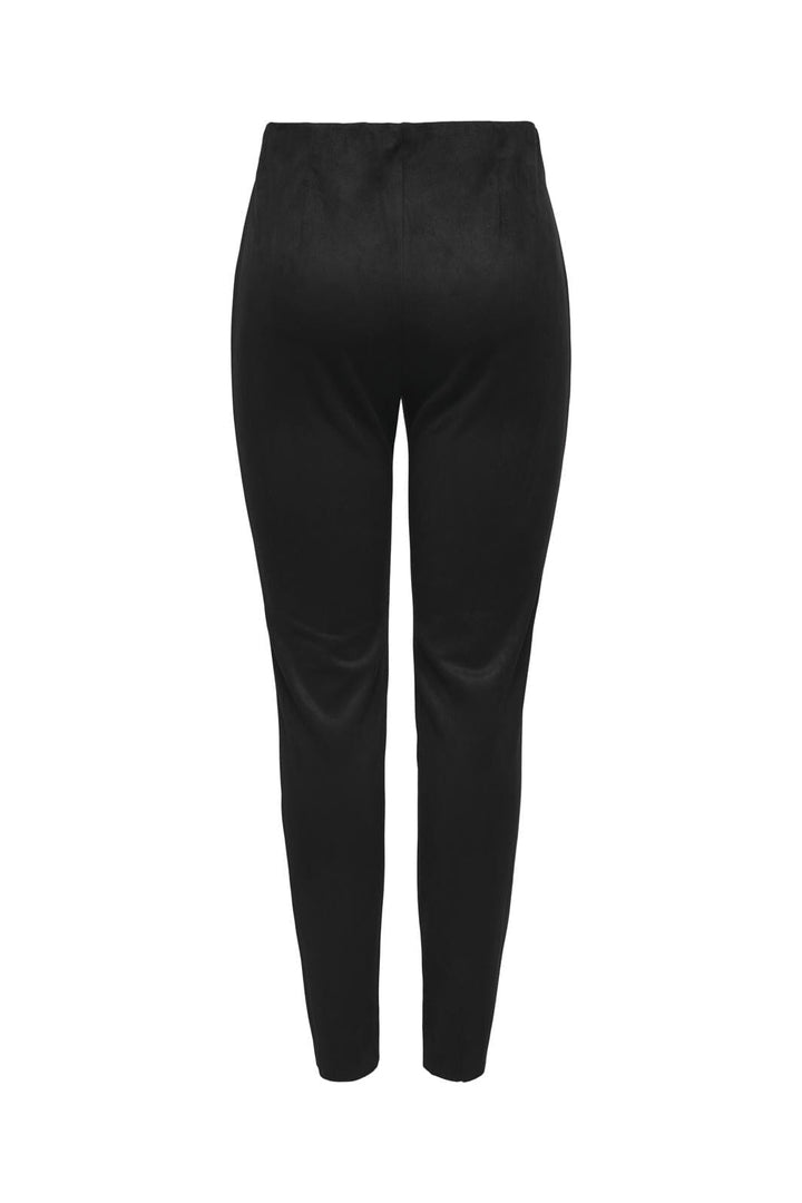 Only - Onlfay Life Faux Suede Leggings Cc - 4490242 Black