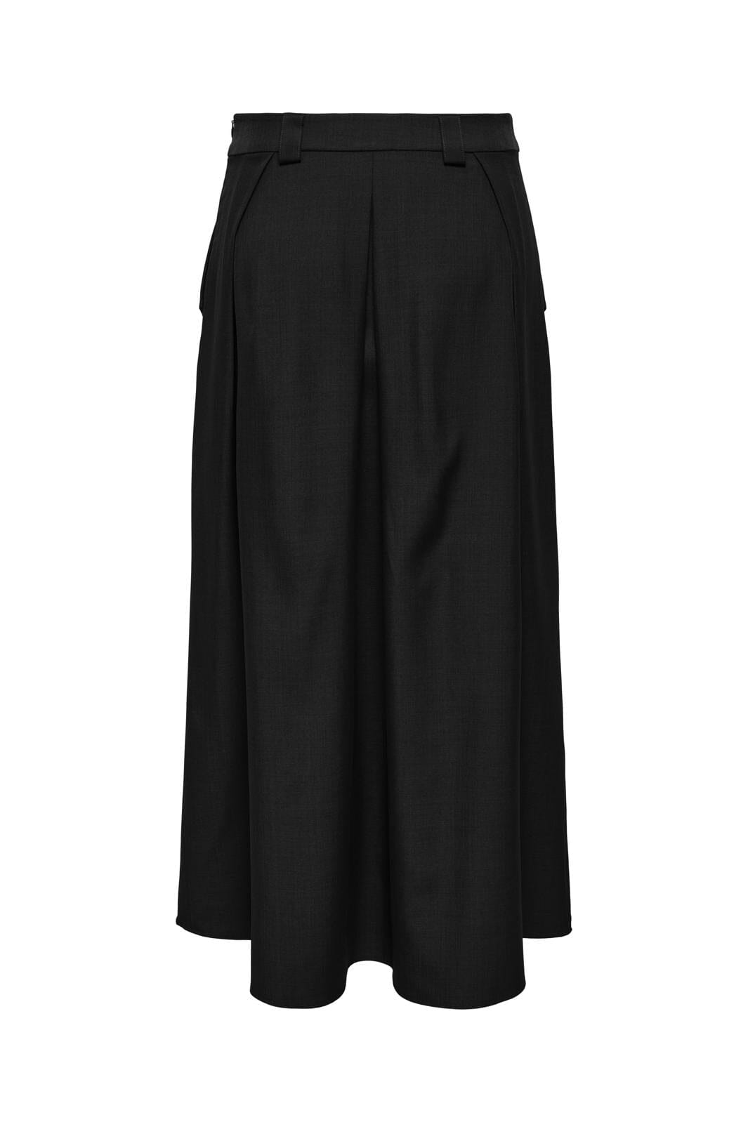 Only - Onlginny Mel Wide Long Skirt - 4676316 Black