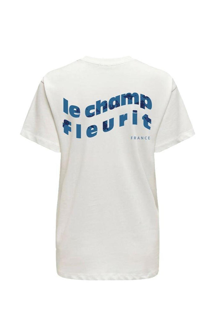 Only - Onllana Fleur Life S/S Tee - 4720924 Cloud Dancer Fleur