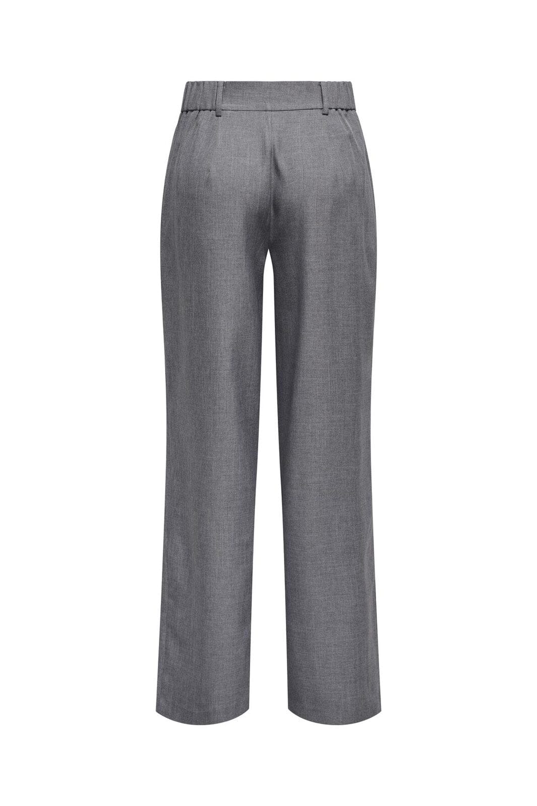 Only - Onllinda Str Mel Pants Tlr - 4769944 Medium Grey Melange