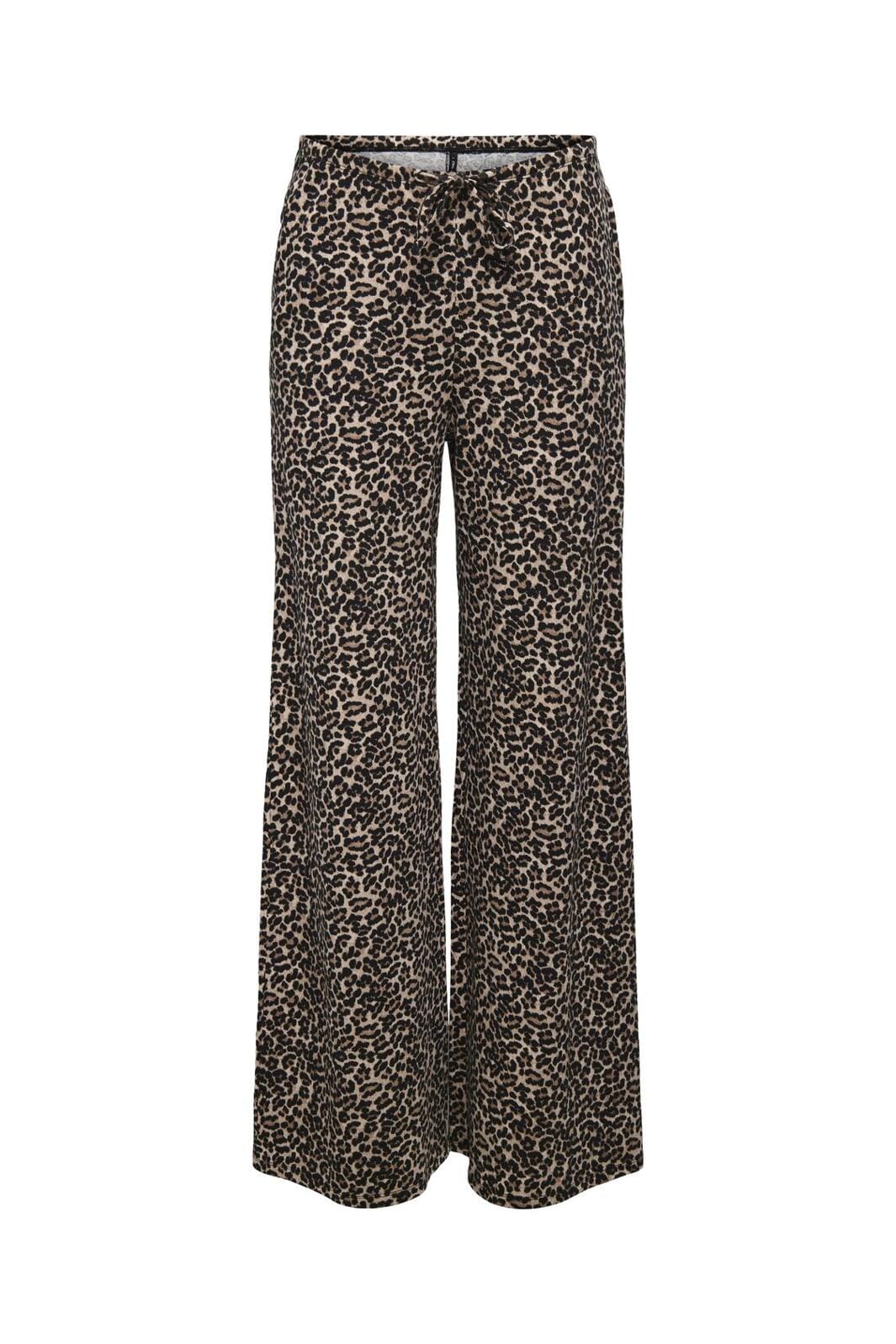 Only - Onllinette Wide Pants - 4741647 Black Leo