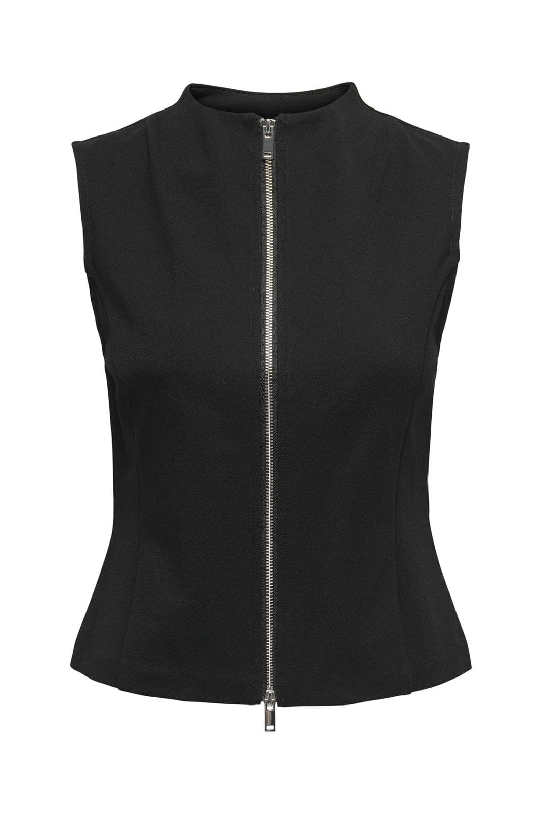 Only - Onlmarcella S/L Zip Vest Cc Tlr - 4650196 Black