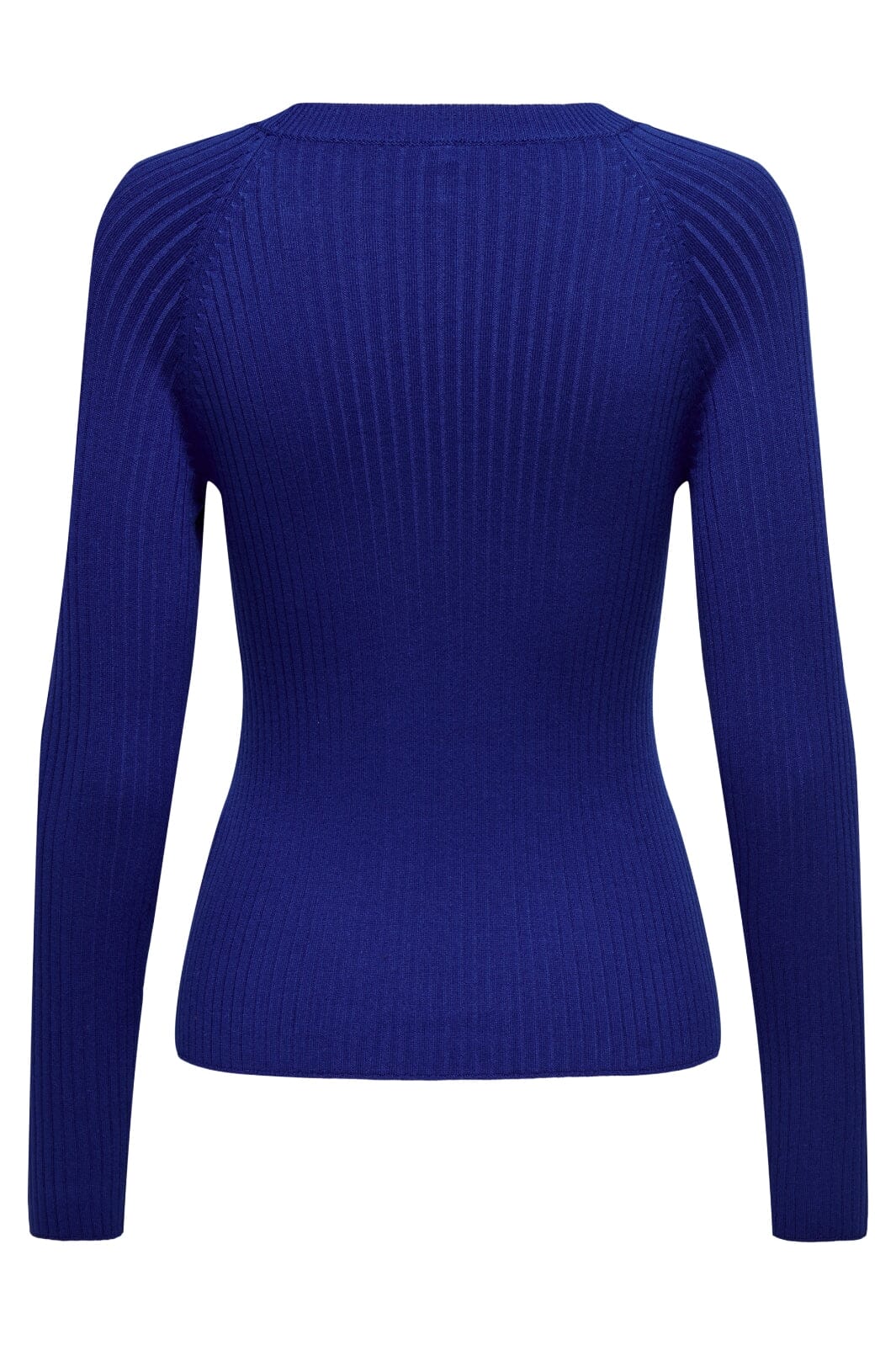 Only - Onlmeddi Ls Button Detail O-Neck - 4508480 Sodalite Blue Bluser 