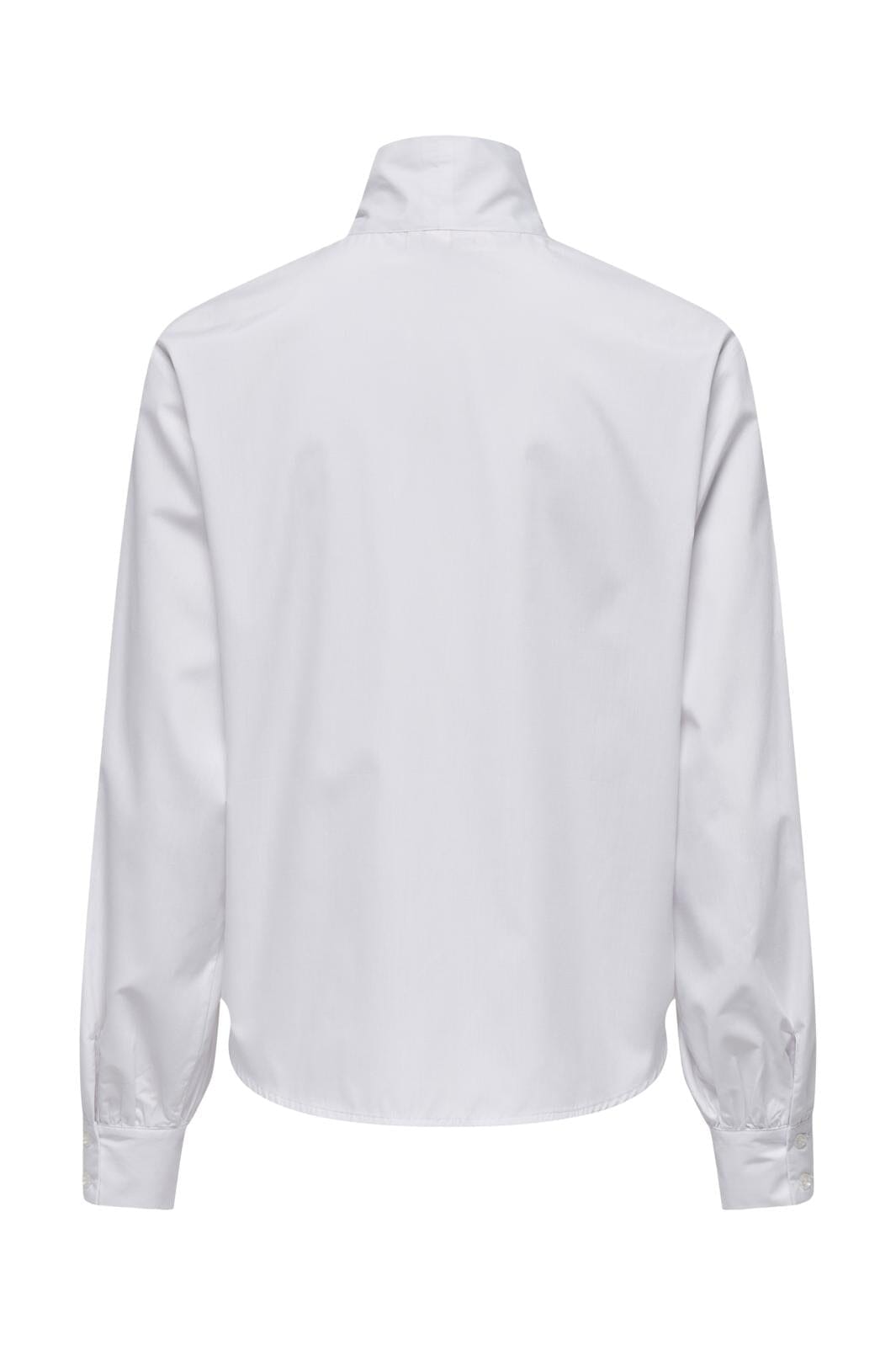 Only - Onlmerle Tie Detail Ls Shirt - 4693815 Bright White