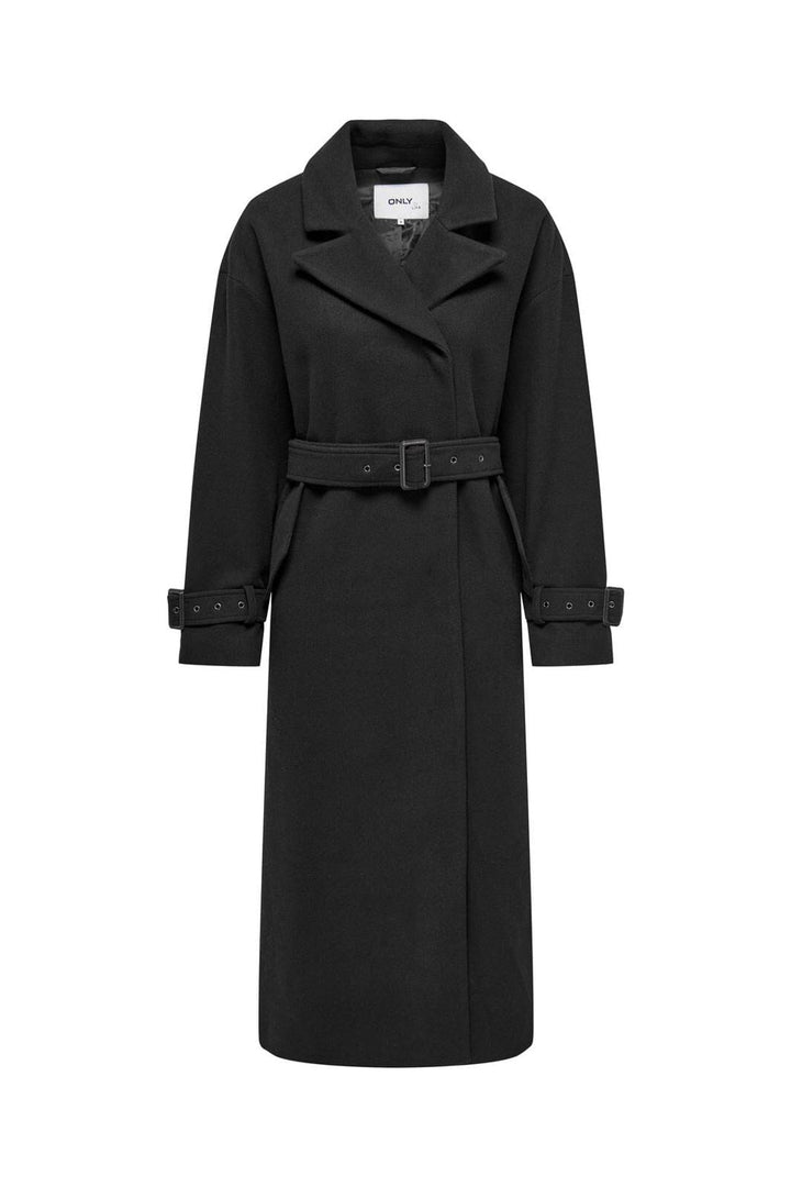 Only - Onlnancy Life X-Long Trench Coat - 4577708 Black