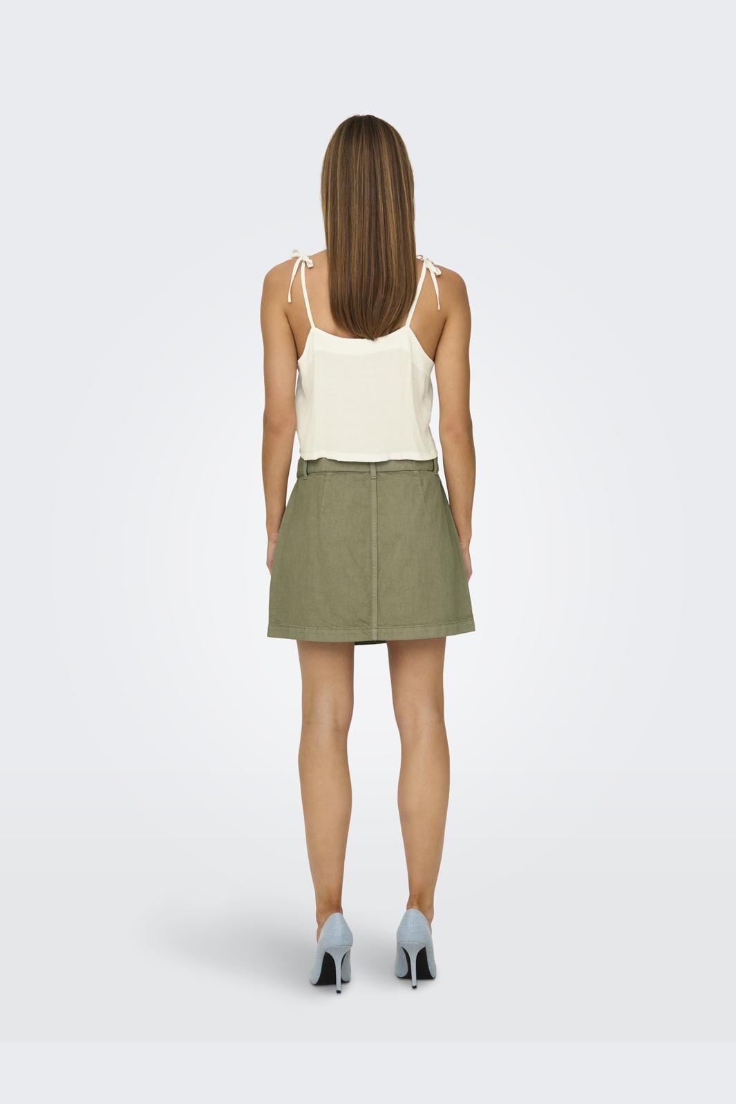 Only - Onlprime Belt Wrap Skirt - 4494647 Aloe