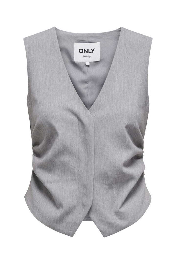 Only - Onlraven Life S/L Rush Fit Vest Cc Tlr - 4650224 Medium Grey Melange