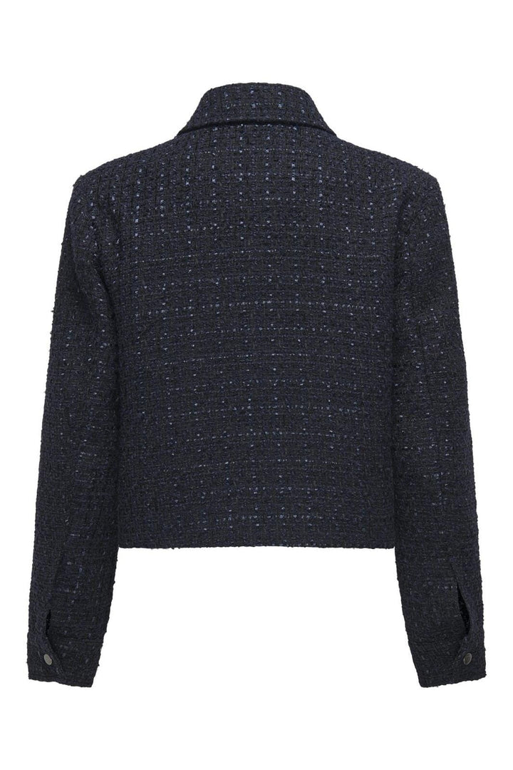 Only - Onlshona L/S Boucle Shirt Tlr - 4613284 Navy Blazer