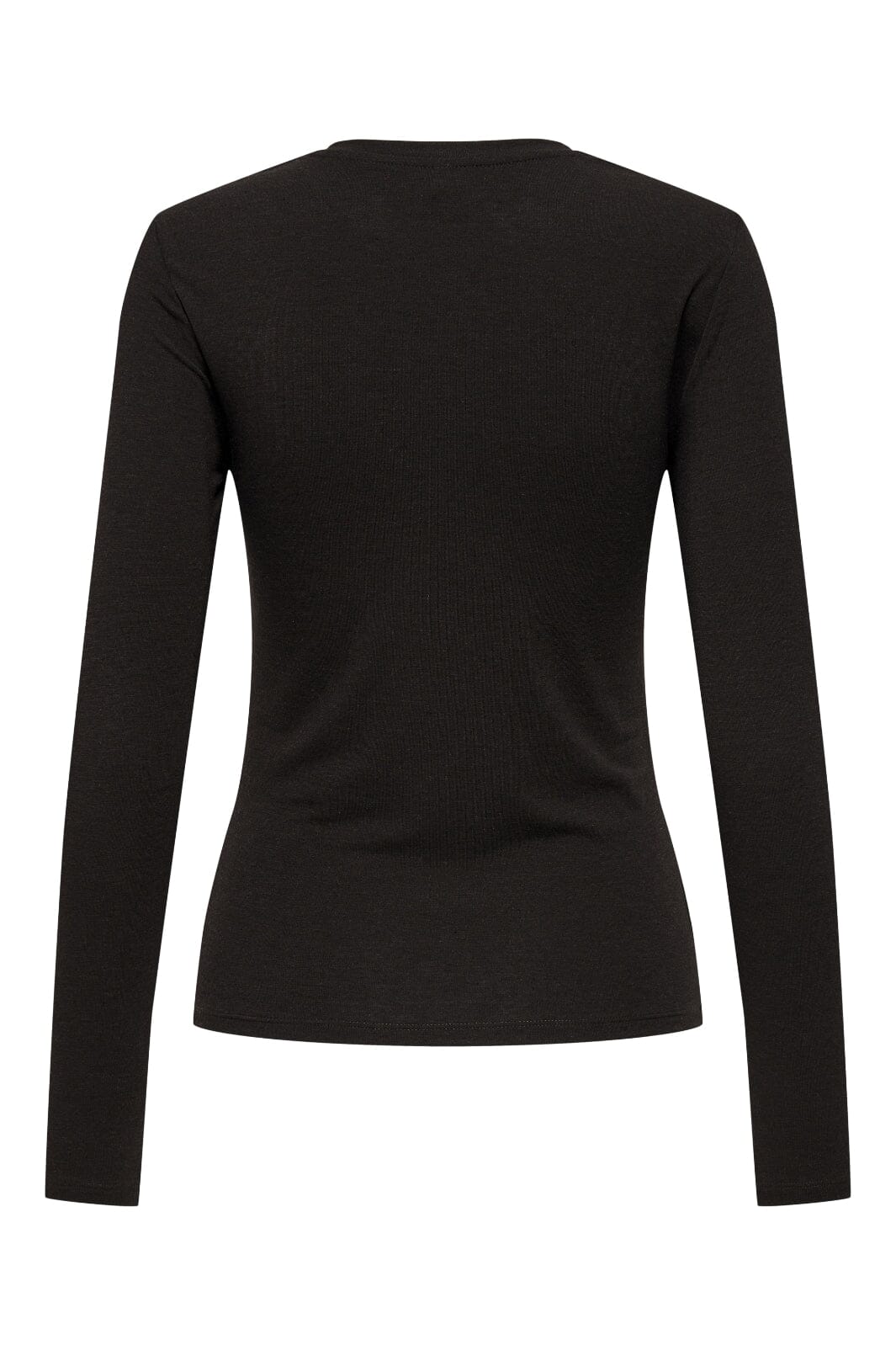 Only - Onlsia L/S O-Neck Top Box - 4607620 Black Coffee Bluser 