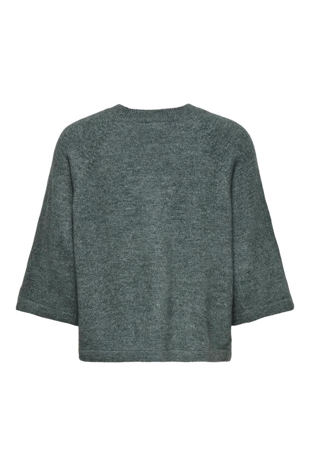 Only - Onlsimoni 3/4 Pullover Knt - 4681076 Balsam Green Melange