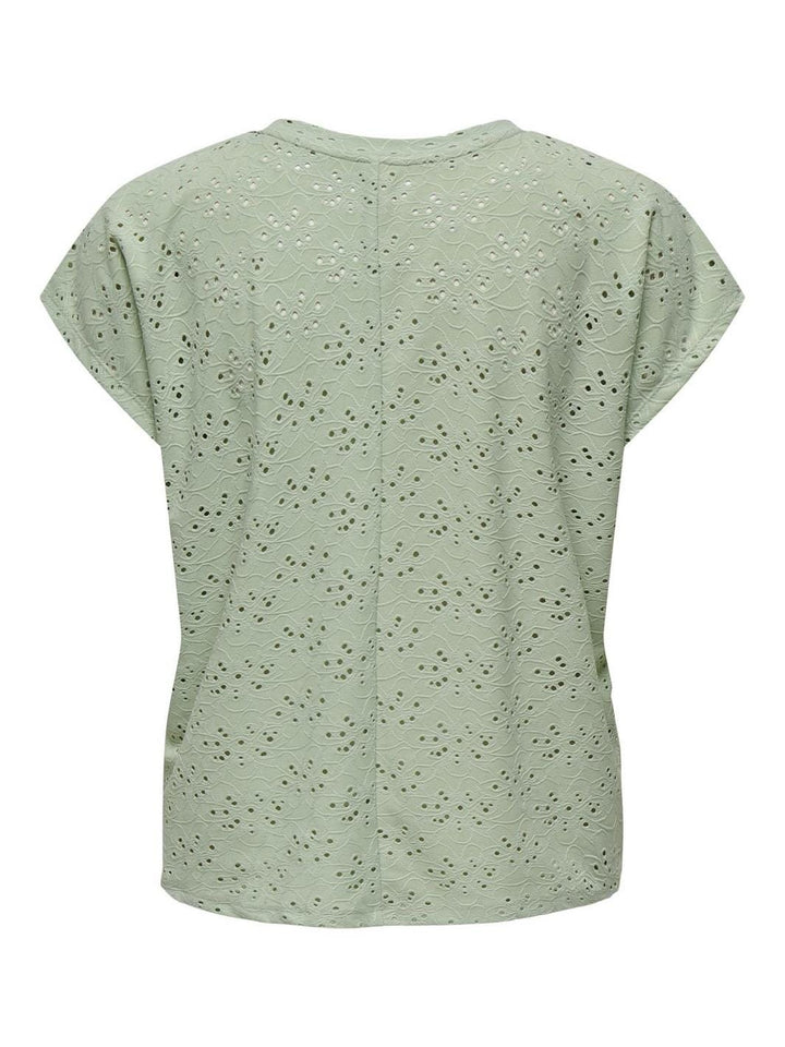 Only - Onlsmilla S/S Top - 4405749 Frosty Green