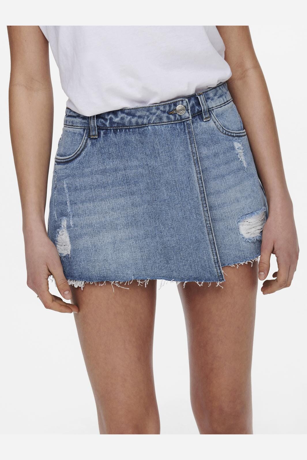 Only - Onltexas Reg Skort - 3585836 Light Blue Denim