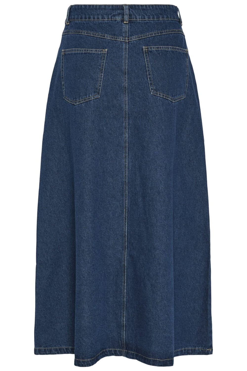 Pieces - Pcabbi A-Shape Ankle Skirt - 4642806 Medium Blue Denim