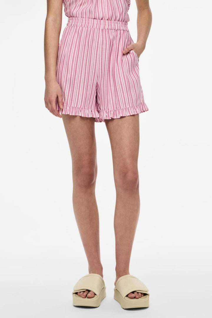 Pieces - Pcalvina Shorts - 4471846 Ibis Rose Cloud Dancer Shorts 