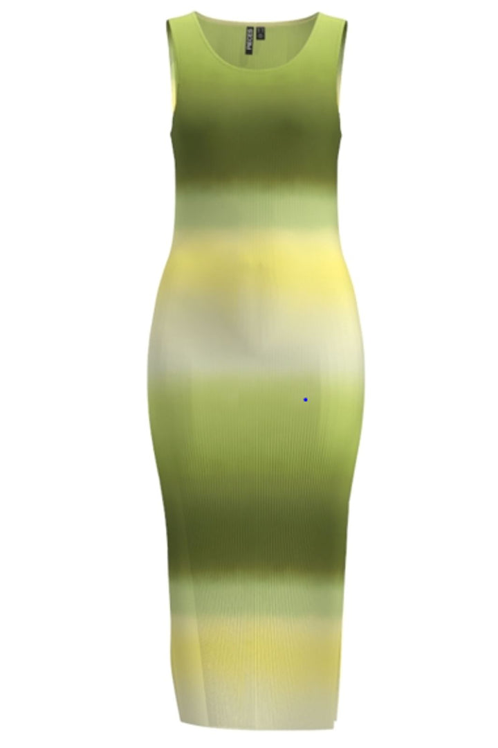 Pieces - Pcartimis Sl Midi Dress - 4553721 Stone Green Gradient