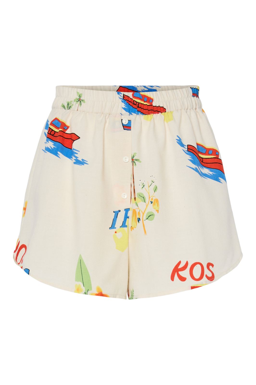 Pieces - Pcbella Shorts Kca - 4828325 Eggnog Ibiza