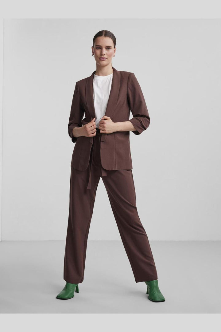 Pieces - Pcbosella 3/4 Blazer - 3830446 Chicory Coffee