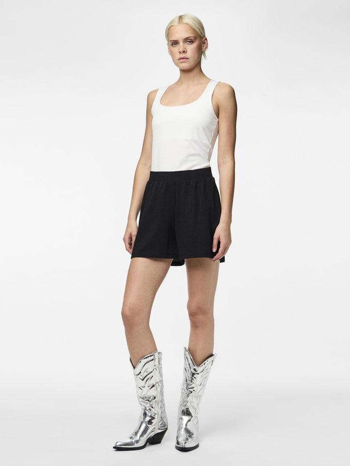 Pieces - Pcbrecca Shorts Pb - 4624518 Black Shorts 