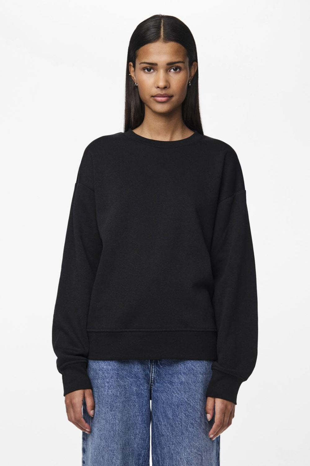 Pieces - Pcchilli Ls Sweat - 3600582 Black