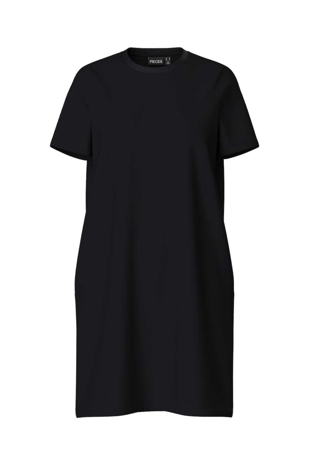 Pieces - Pcchilli Summer Ss Sweat Dress - 4441305 Black