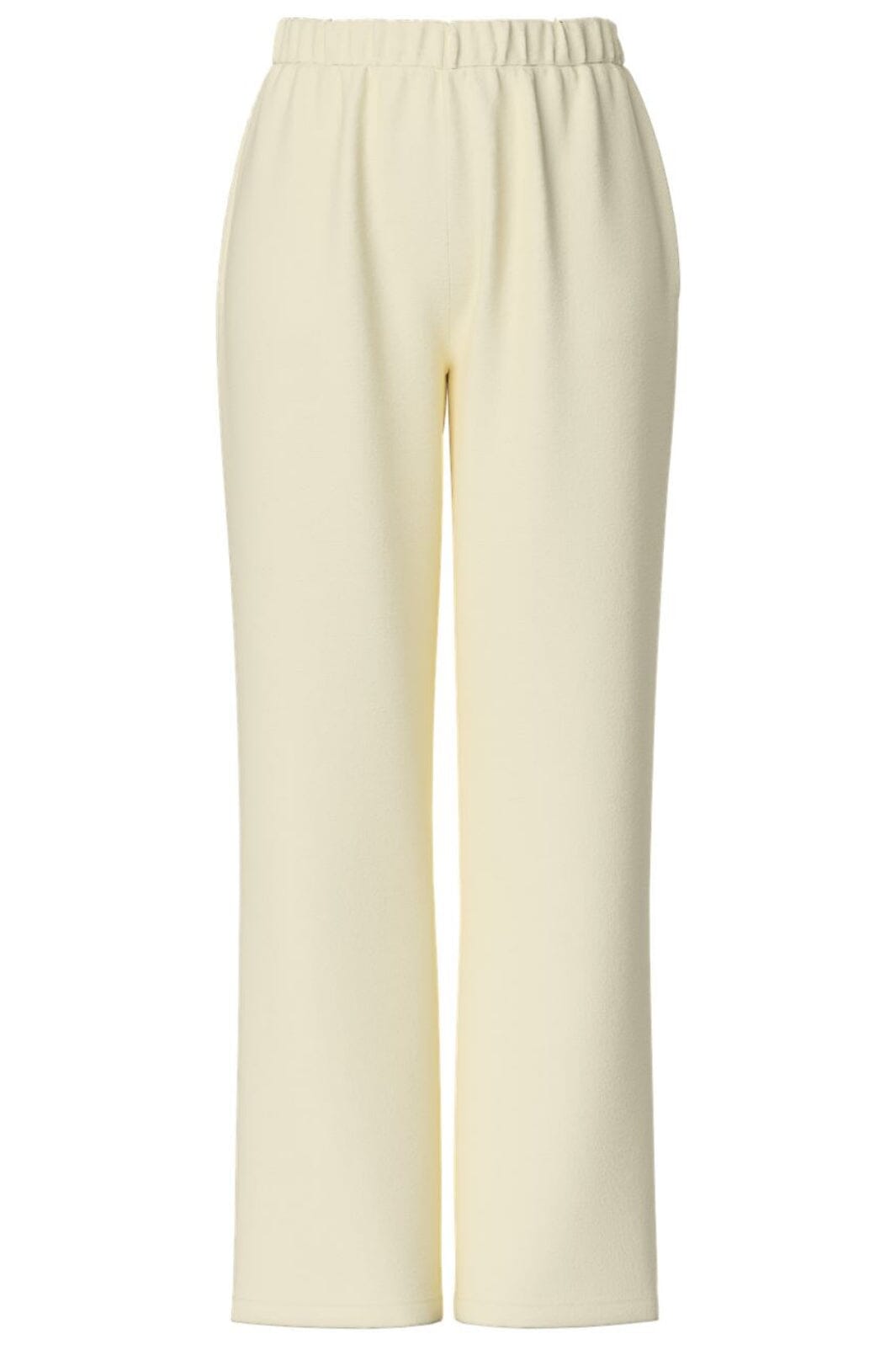 Pieces - Pcchilli Summer Wide Pants - 4702992 White Pepper Bukser 