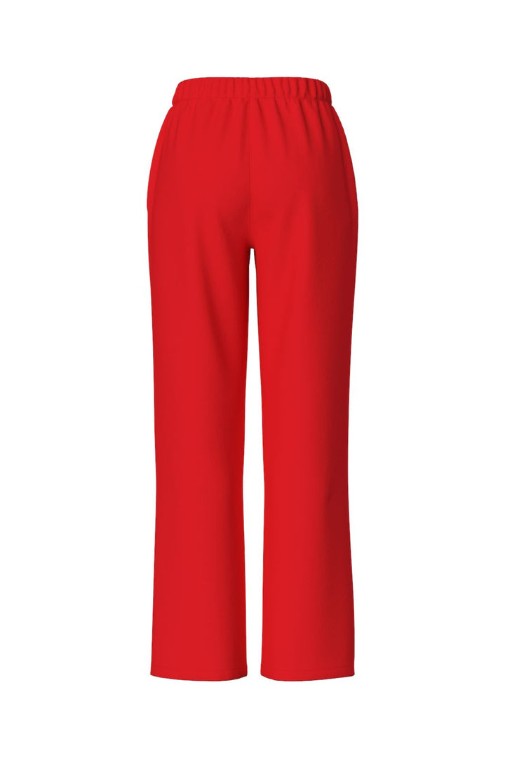 Pieces - Pcchilli Summer Wide Pants - 4702993 Poppy Red