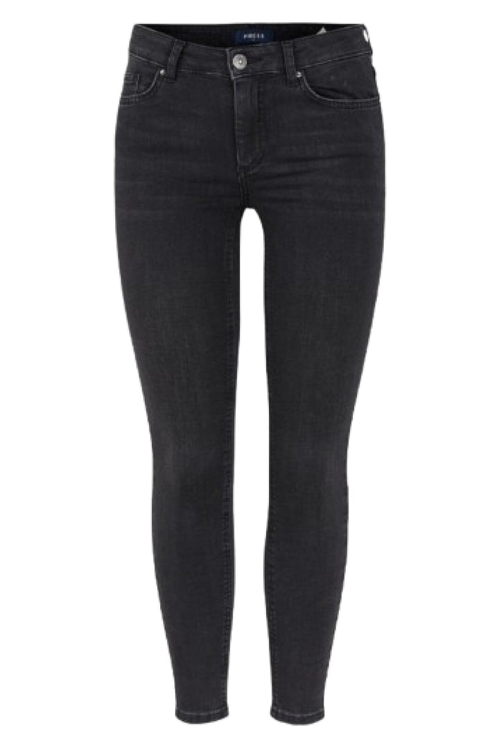 Pieces - PcDelly Skn MW Jeans - Black Jeans 