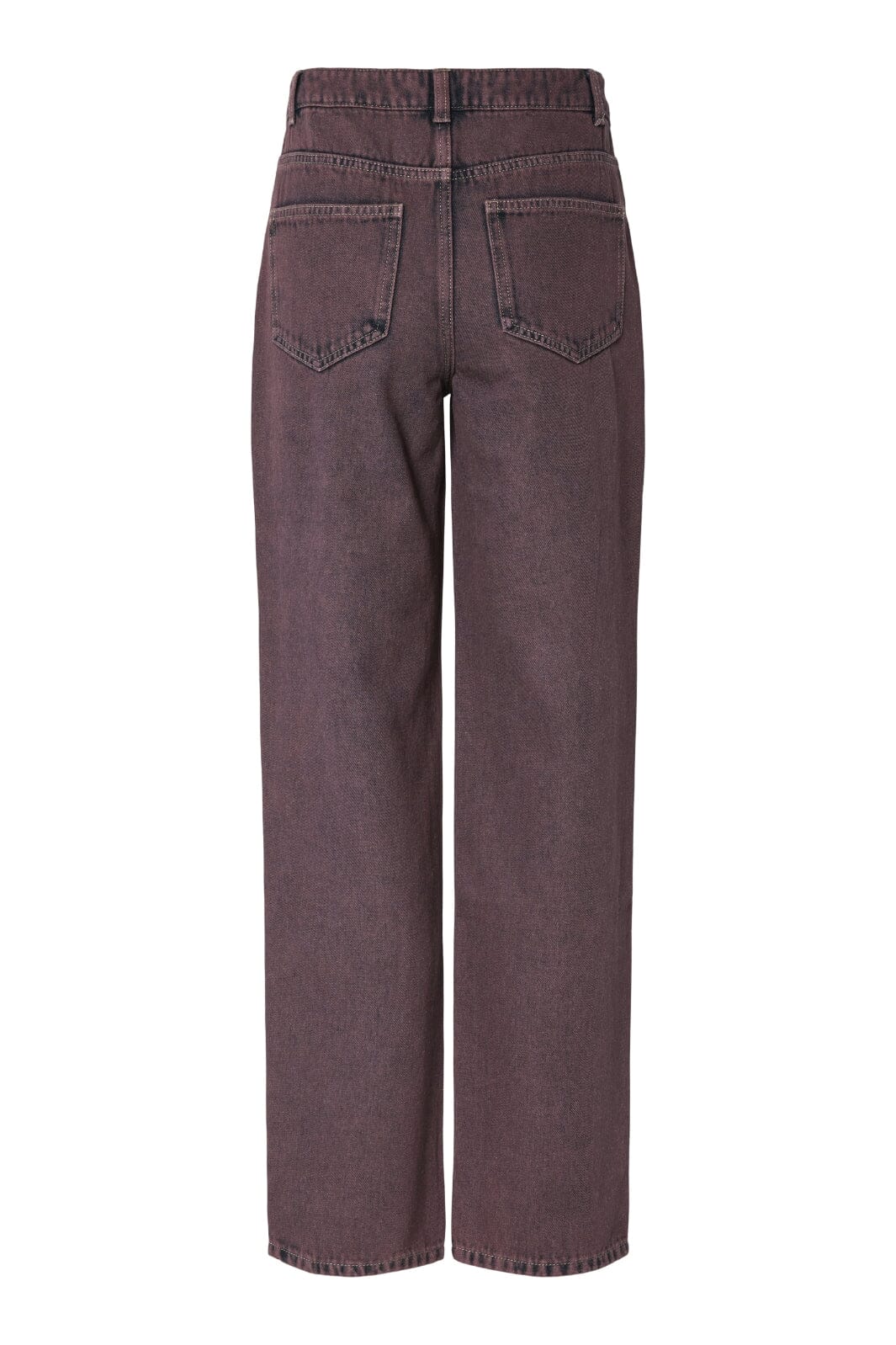 Pieces - Pcdria Straight Denim Pants - 4822816 Tawny Port Washed