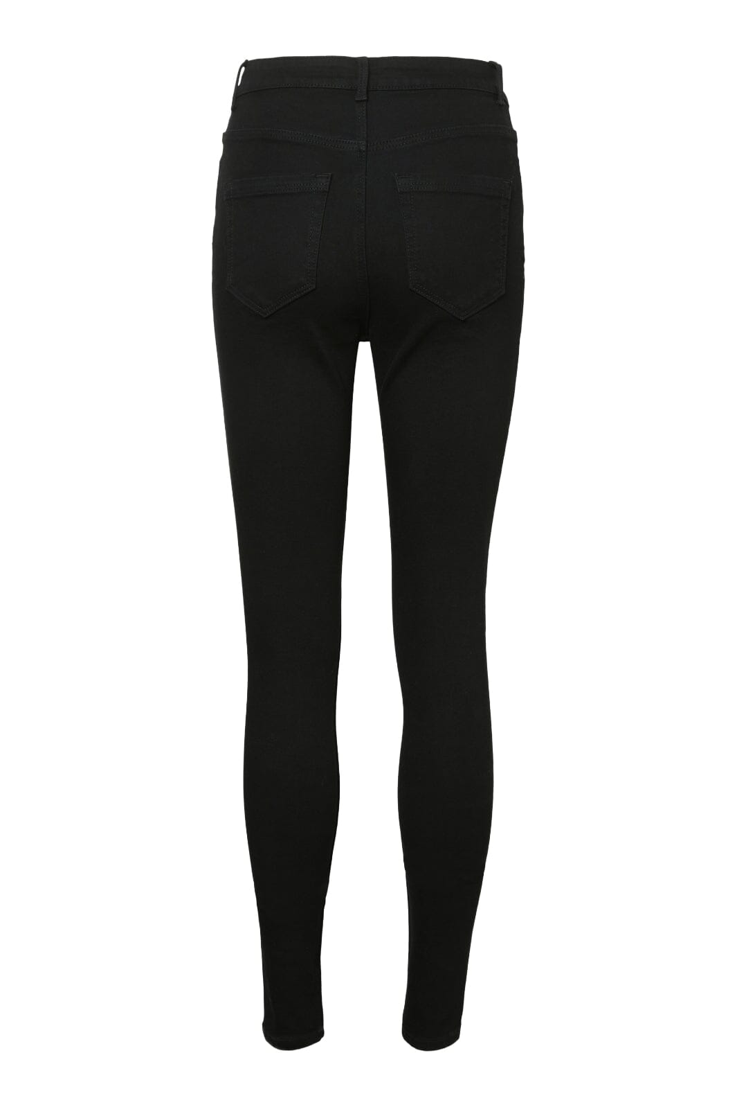 Forudbestilling - Pieces - PcHighFive Flex Black Skinny Jeans  - Black