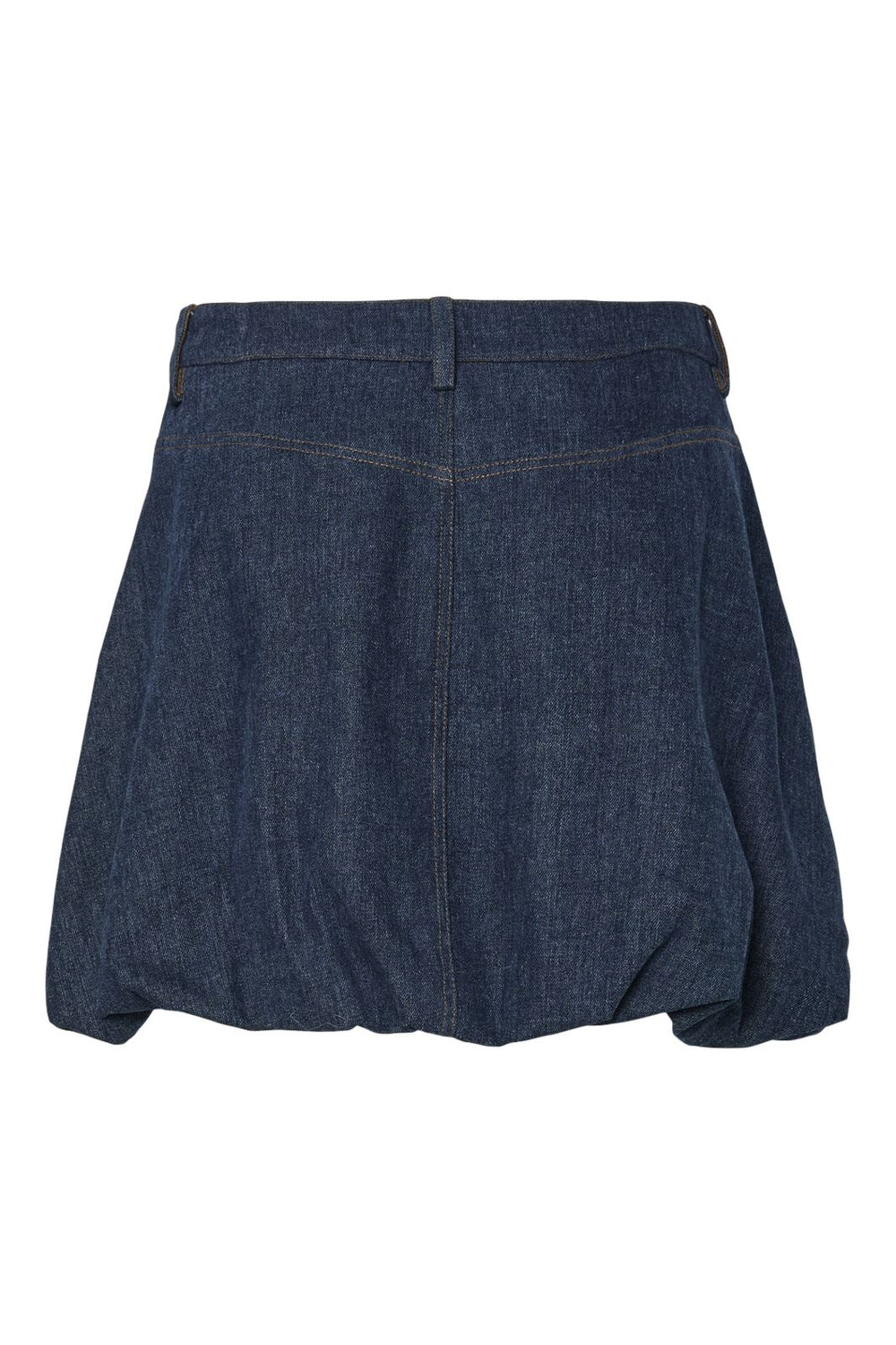 Pieces - Pcjabia Short Balloon Denim Skirt 17160754 - 4850373 - Dark Blue Denim