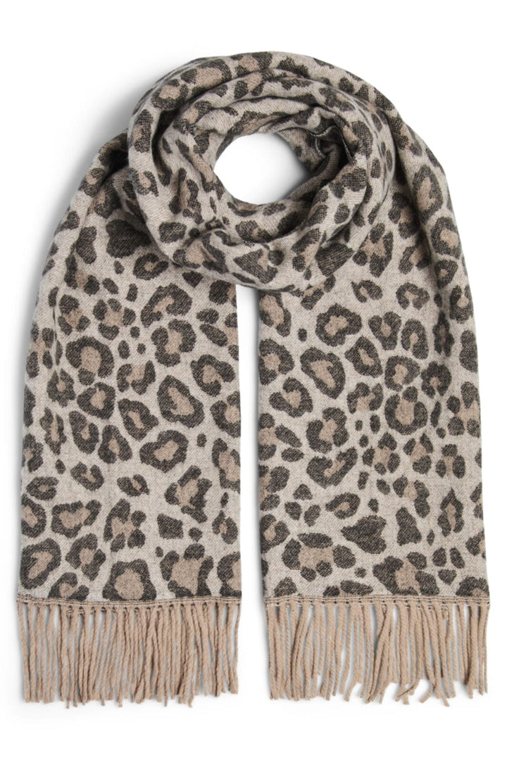 Pieces - Pcjira Scarf - 3649232 Natural Leo Tørklæder 