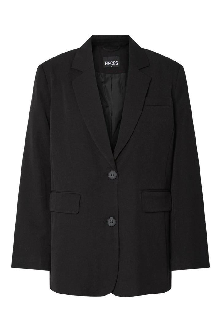 Pieces - Pckamil Ls Loose Blazer - 4738019 Black