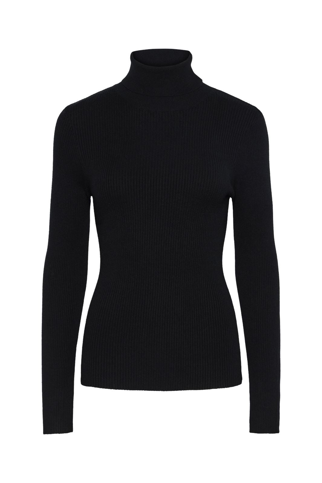 Pieces - Pcmira Ls Rollneck Knit - 4542923 Black