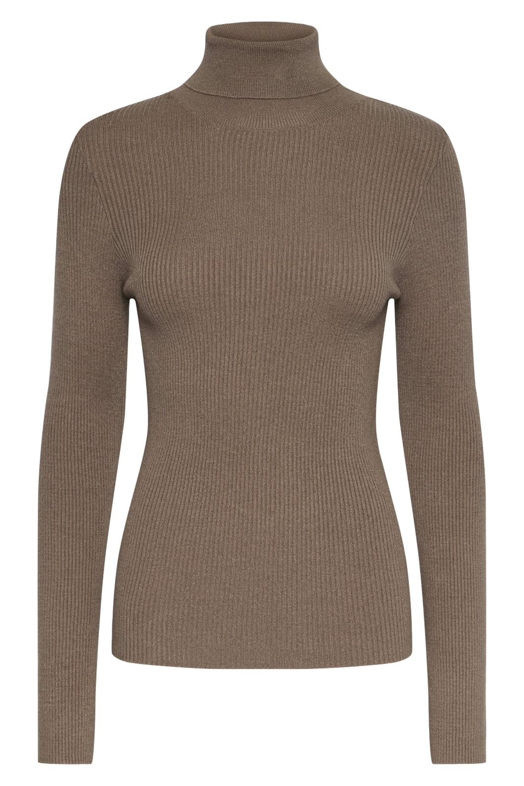 Pieces - Pcmira Ls Rollneck Knit - 4542926 Fossil