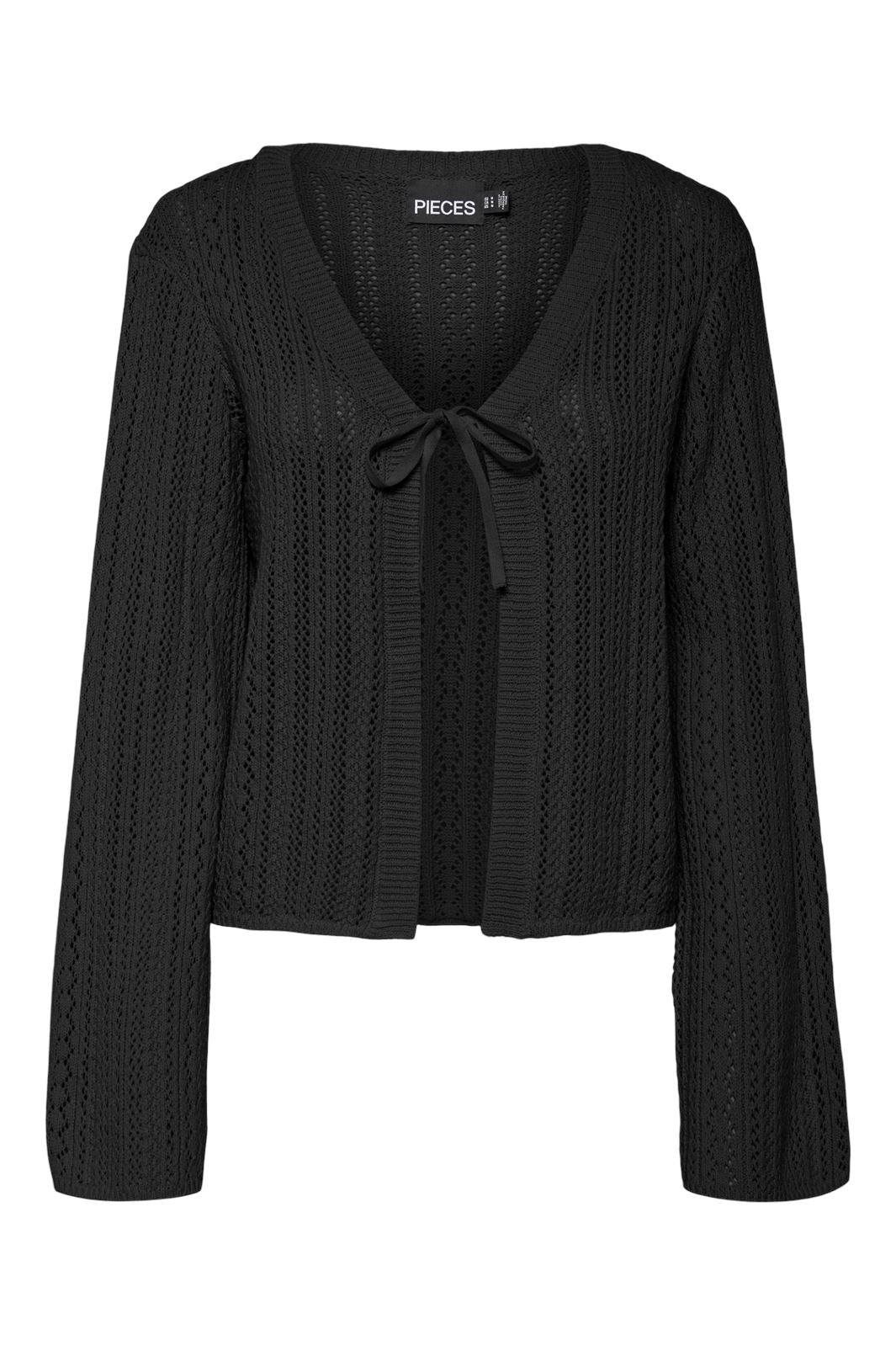 Pieces - Pcnuka Ls Knit Cardigan - 4666810 Black