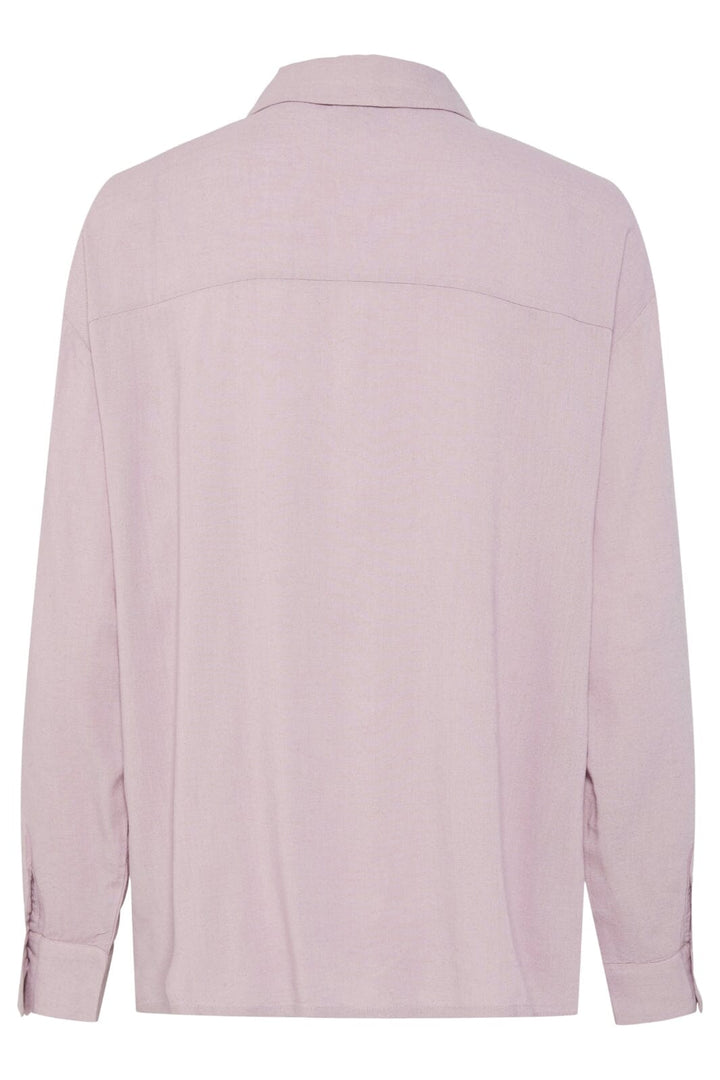 Pieces - Pcpia Ls Loose Shirt - 4648859 Dawn Pink