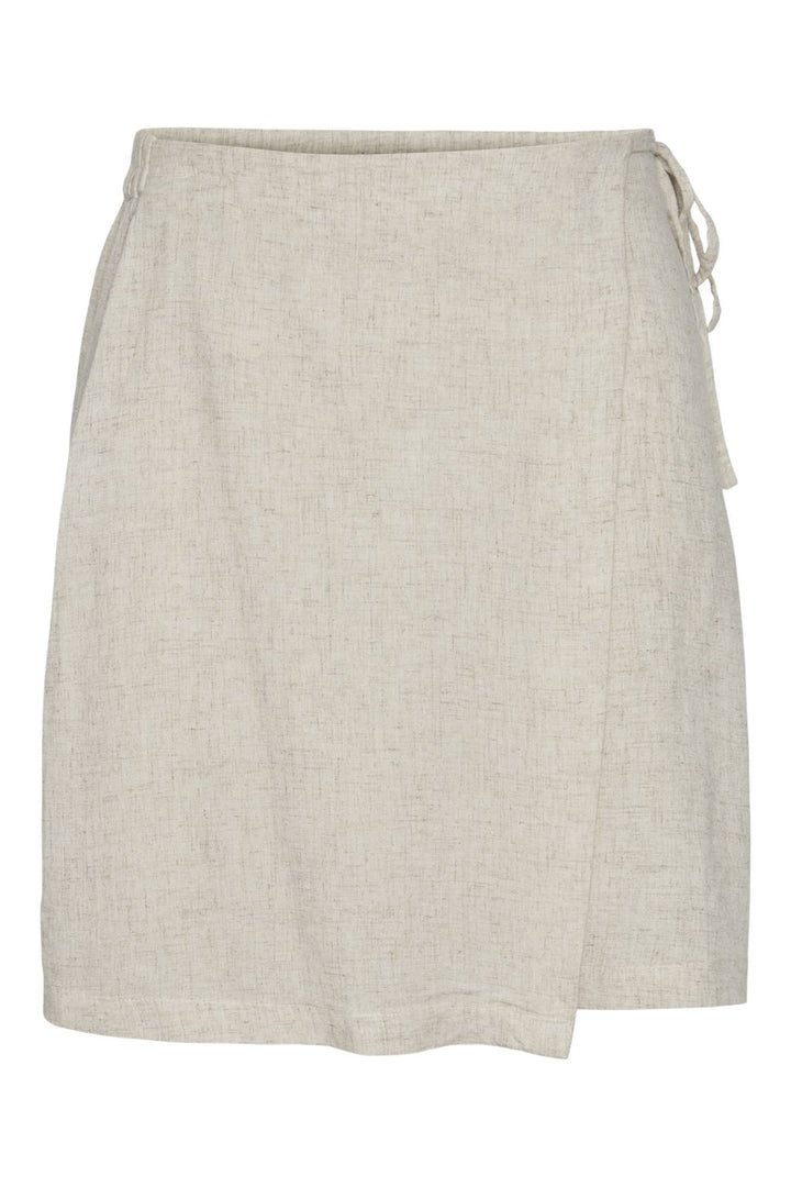 Pieces - Pcpia Mini Skirt - 4668151 Birch Melange