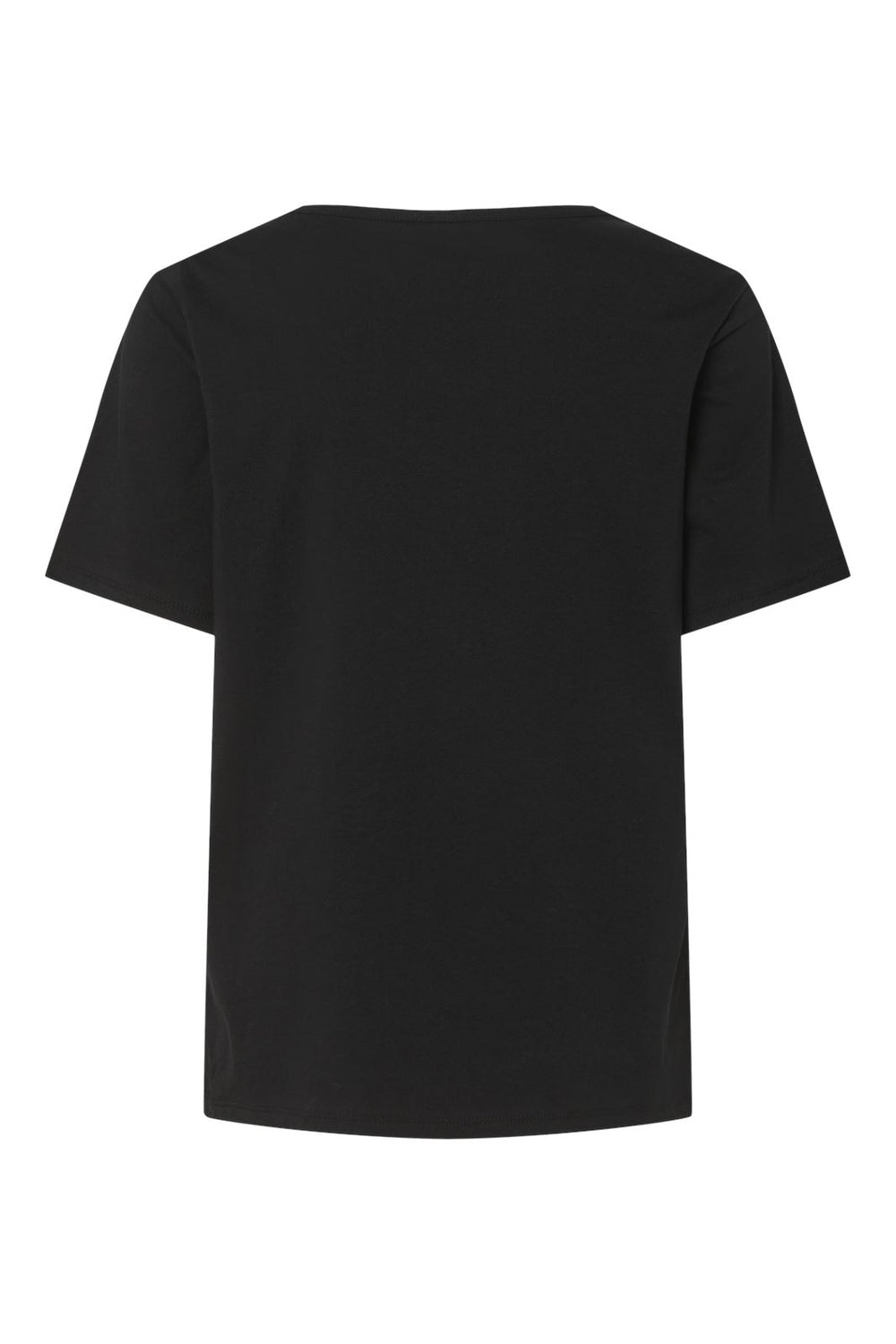 Pieces - Pcpia Ss V-Neck Tee Fc - 4770059 Black Leopard Aop Pocket