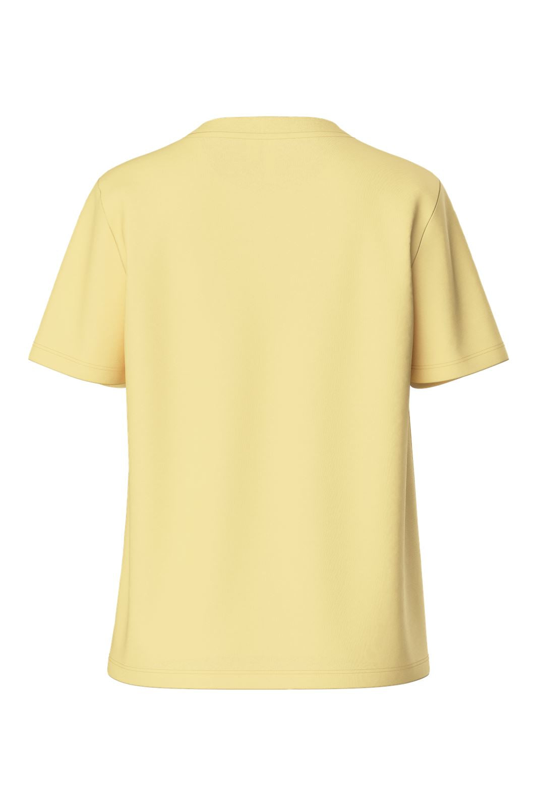 Pieces - Pcria Ss Solid Tee - 4386930 Pale Banana