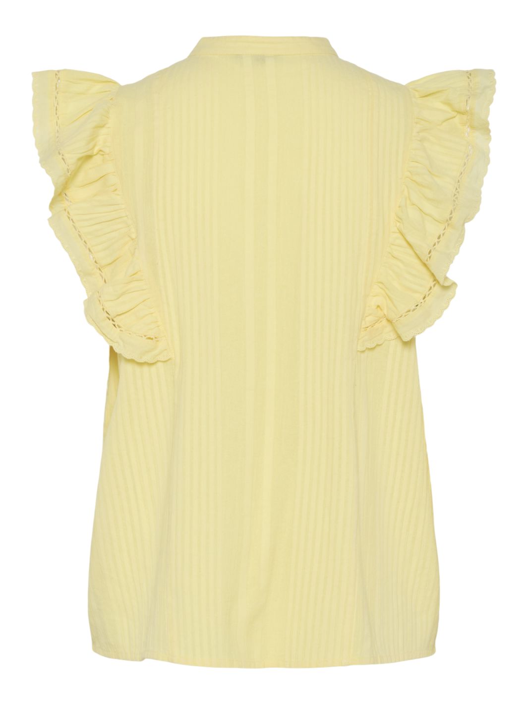 Pieces - Pcsikka Sl Shirt Mpa - 4699237 Pale Banana