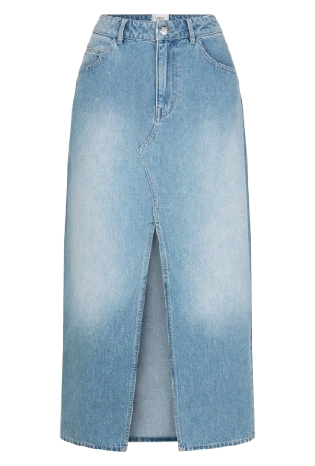 Second Female - Dustine Skirt - 5032 Denim Blue Nederdele 